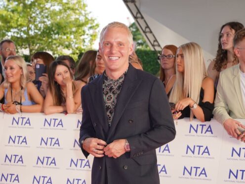 Reality TV star Jamie Laing has spoken about living with tinnitus (Lucy North/PA)