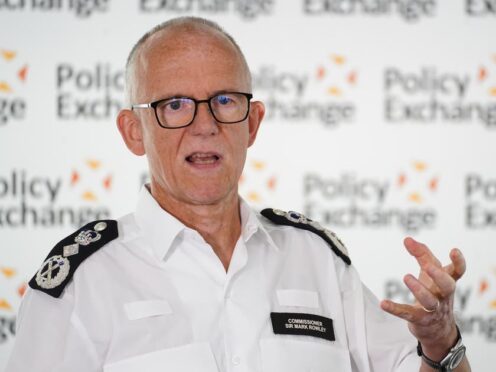 Metropolitan Police Commissioner Sir Mark Rowley said the London job market and damage to the Met’s reputation were making recruitment difficult (James Manning/PA)