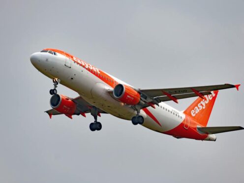 EasyJet has joined London’s top stock market index (Nick Ansell/PA)