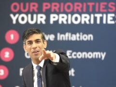 Prime Minister Rishi Sunak has made his five priorities central to his premiership (Kin Cheung/PA)