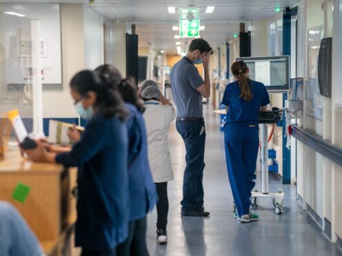 Three in 10 nurses and more than a third of doctors in England are now non-UK nationals (Jeff Moore/PA)