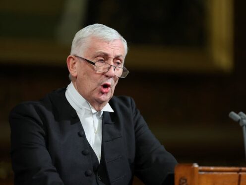 Speaker of the House of Commons Sir Lindsay Hoyle is still under pressure (Hannah McKay/PA)