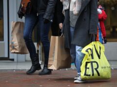 The latest shopper footfall figures have been published (Andrew Matthews/PA)