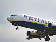 UK airports are being put at an ‘enormous disadvantage’ because of air passenger duty (APD), Ryanair has claimed (Nicholas.T.Ansell/PA)
