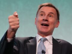 Chancellor Jeremy Hunt reportedly offered afternoon tea in Parliament as auction prizes at his children’s school (Maja Smiejkowska/PA)