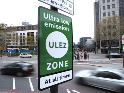 The advertising watchdog has ruled that ads for the expansion of London’s Ulez made misleading claims about pollution levels across the capital and inside cars (Yui Mok/PA)