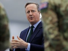 Foreign Secretary Lord David Cameron will visit the Falklands (Valdrin Xhemaj/PA)