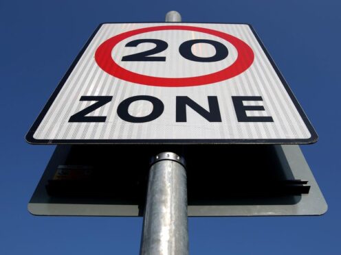 Embargoed to 0001 Wednesday January 10 File photo dated 21/04/09 of a general view of a 20mph speed limit sign. London has the world’s slowest city centre for drivers because of widespread 20mph speed limits, according to new analysis. Issue date: Wednesday January 10, 2024.
