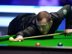 Mark Allen, pictured, made three consecutive centuries in a 6-3 win over Mark Williams in the Players Championship in Telford (Bradley Collyer/PA)