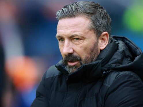 Derek McInnes was happy with the result but not the performance (Steve Welsh/PA)