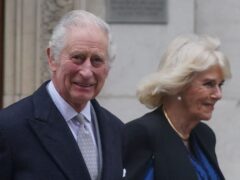 The King and Queen depart The London Clinic last week (Victoria Jones/PA)