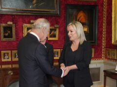 Michelle O’Neill has extended her best wishes to Charles (PA)