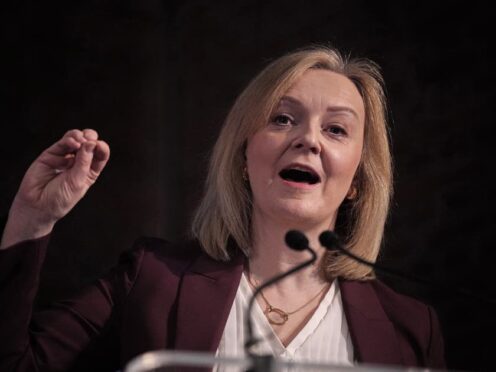Labour has called for Liz Truss to lose the Tory whip (PA)