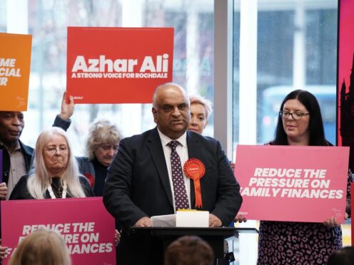 Labour is standing by its Rochdale candidate Azhar Ali despite a furious backlash over comments he made about Israel (Peter Byrne/PA)