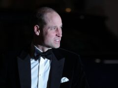 William attended the London’s Air Ambulance charity gala dinner on Wednesday (Daniel Leal/PA)