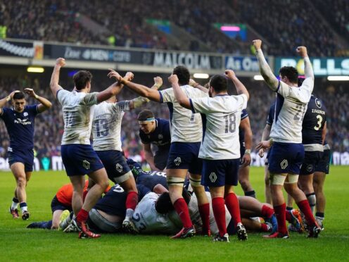 The decision not to award Scotland a late try against France was the biggest talking point of the weekend (Jane Barlow/PA)