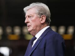 Crystal Palace manager Roy Hodgson was taken ill during training on Thursday (Robbie Stephenson/PA)