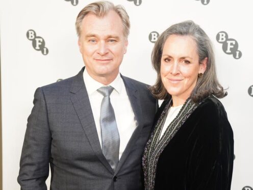 Christopher Nolan and wife Emma Thomas (James Manning/PA)