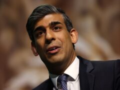 Prime Minister Rishi Sunak speaking during the National Farmers’ Union annual conference (Adrian Dennis/PA)