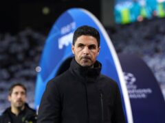 Arsenal manager Mikel Arteta bemoned his side’s first-leg defeat in Porto (Bradley Collyer/PA)