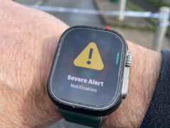 The severe alert was sent to people in the area (Ben Birchall/PA)