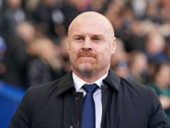 Everton manager Sean Dyche saw his side concede a last-gasp equaliser to Brighton (Gareth Fuller/PA).