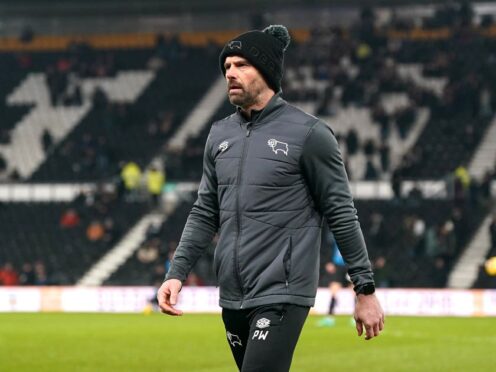 Paul Warne was disappointed with Derby’s display in the loss to Charlton (Bradley Collyer/PA)