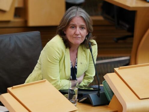 Maree Todd urged MSPs to back the Bill (Andrew Milligan/PA)