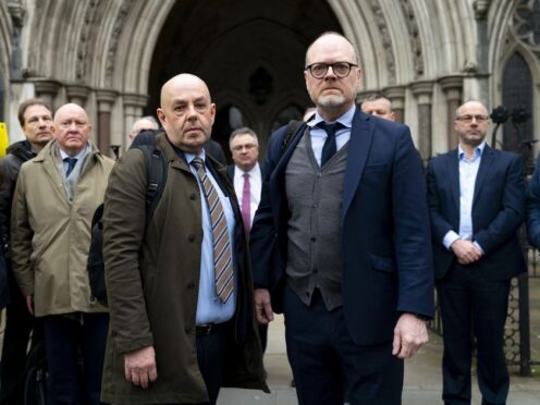 Investigative journalists Barry McCaffrey and Trevor Birney have called for answers ahead of a tribunal hearing to examine allegations that they were subject to covert surveillance by UK authorities (Jordan Pettitt/PA)