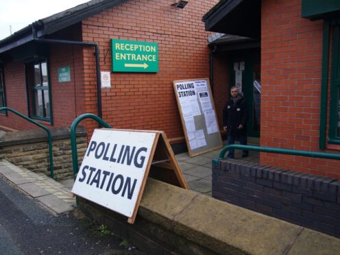 Voting has ended in the Rochdale by-election (Peter Byrne/PA)