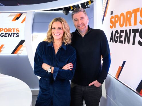 Broadcasters Gabby Logan and Mark Chapman will host new podcast The Sports Agents (Global/PA)