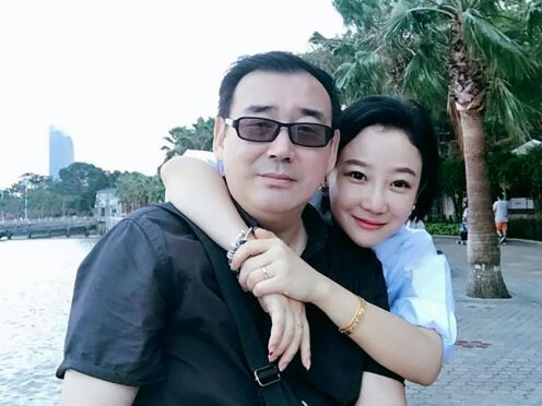 Yang Hengjun, left, and his wife Yuan Xiaoliang (Chongyi Feng via AP, File)