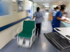 Less than two thirds (62.8%) of patients in A&E were admitted, transferred or discharged inside the four-hour target time, the latest weekly figures showed (Jeff Moore/PA)