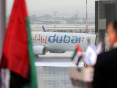 FlyDubai has reported record profits of more than £450 million (Emil Salman/Pool via AP/PA)