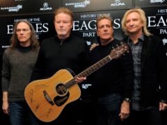 Members of The Eagles, from left, Timothy B Schmit, Don Henley, Glenn Frey and Joe Walsh (Photo by Chris Pizzello/Invision/AP, File)