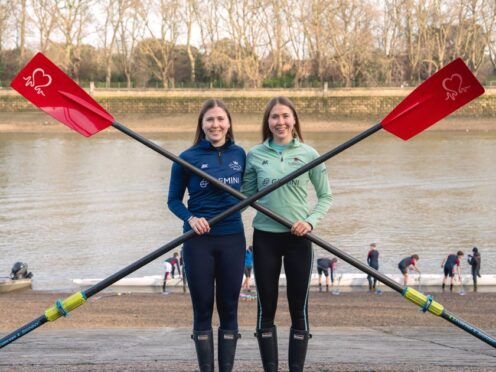 Catherine (left) and Gemma King (right) will be competing for opposing teams in this year’s Oxford and Cambridge Boat Race (Tim Bekir/British Heart Foundation/PA)