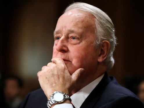 Brian Mulroney, the former prime minister of Canada, who has died aged 84 (Jacquelyn Martin/AP)