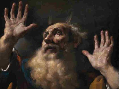 Guercino’s painting Moses was rediscovered in France in 2022 (Moretti Gallery/PA)