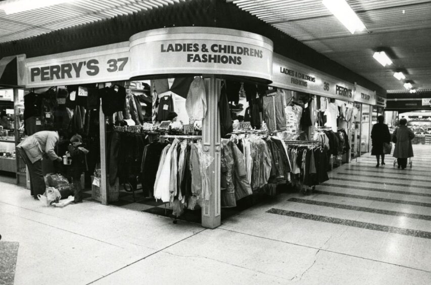 Perry's in Keiller Centre 1984, which sold ladies and children's clothes