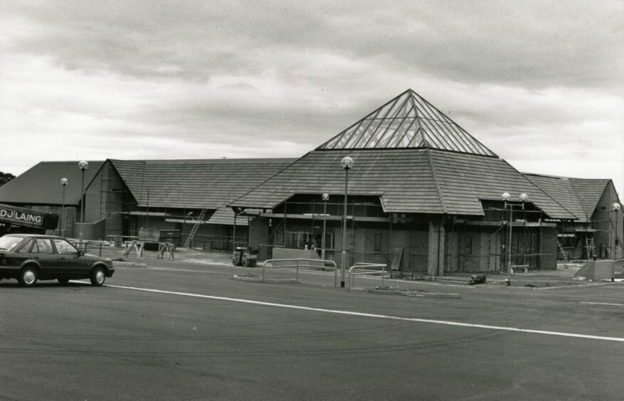 Construction of the William Low superstore in Monifieth. 