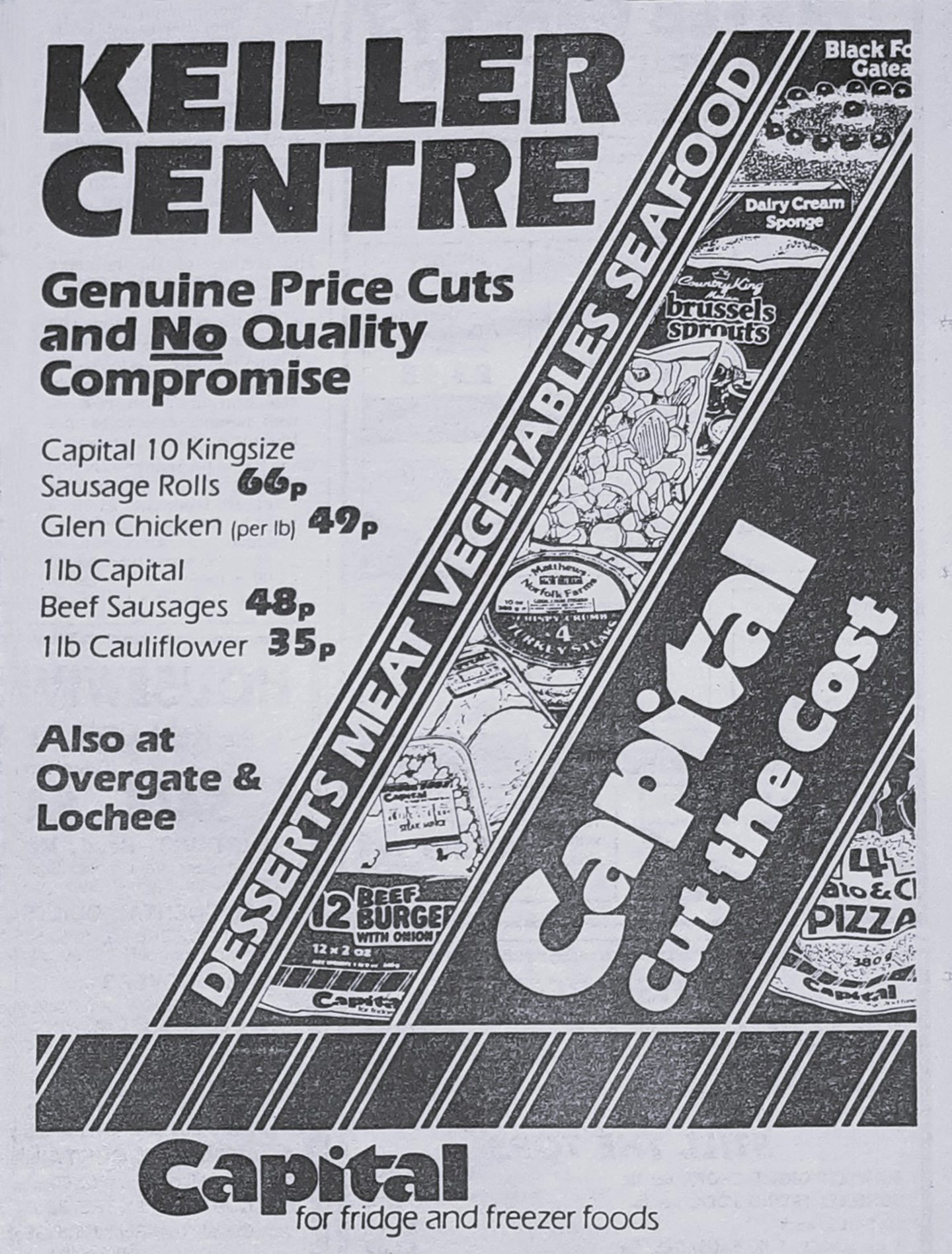 A poster advertising Capital at the Keiller Centre