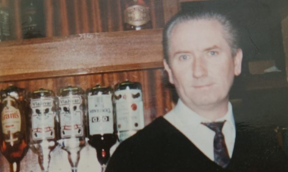 Fred Butcher during his time running the Midlands Tavern in Dundee.