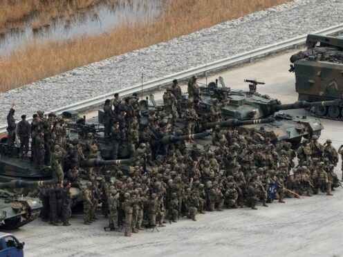 South Korean and US troops will begin their expanded annual military drills next week in response to North Korea’s evolving nuclear threats, the two countries said (Ahn Young-joon/ AP)