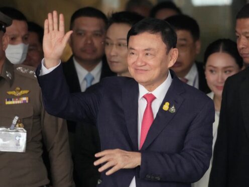 Thailand’s former PM Thaksin Shinawatra, who last year returned from exile to serve a prison sentence for misdeeds committed while in office, has been granted parole and could be released this weekend (Sakchai Lalit/AP)