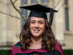 Mollie Chapman graduated on Friday (University of Bristol/PA)