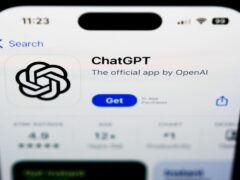 A ChapGPT logo is seen on a smartphone (Matt Rourke/ AP, File)
