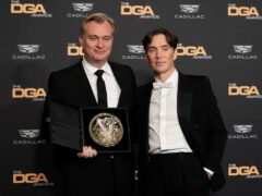 Oppenheimer director Christopher Nolan received the prestigious outstanding directorial achievement in theatrical feature film prize at the Directors Guild of America Awards (Chris Pizzello/AP)