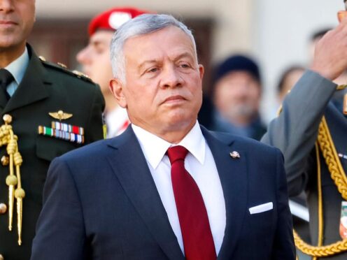 Jordan’s King Abdullah II bin Al-Hussein (AP)