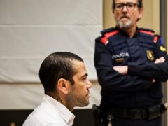 Dani Alves has been found guilty of sexual assualt (Jordi Borras/Pool Photo via AP)