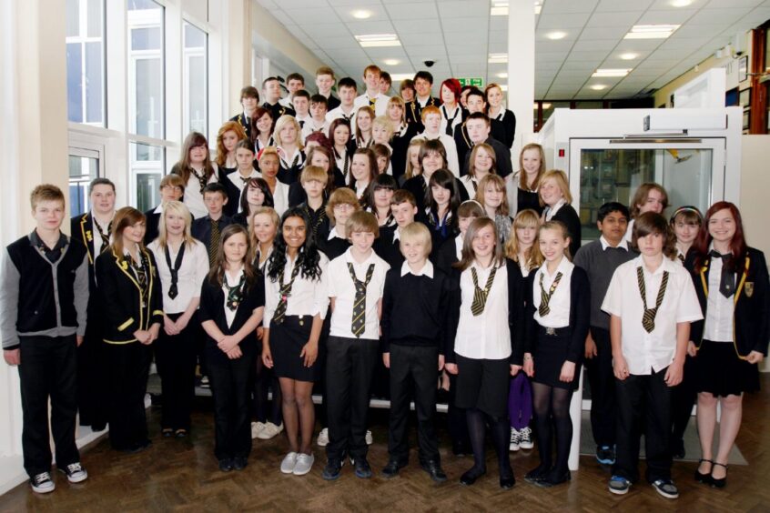 Arbroath Academy prizewinners 2011. 